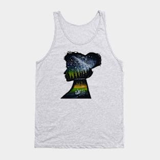 girl silhouette Tank Top